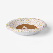 レトロロデオ女性のカーボーイカウボーイボホ誕生日 ペーパーボウル (傾斜あり)