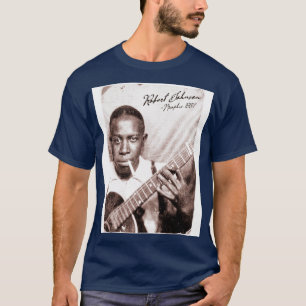レトロロバート・ジョンソンメンフィス写真ブース Tシャツ