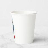 レトロロボットシール 紙コップ (左)