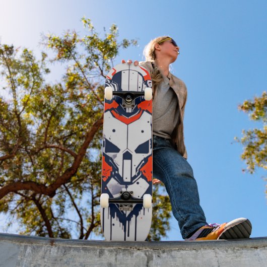 レトロロボットスケートボード – Time Traveler's Ride スケートボード (室外1)