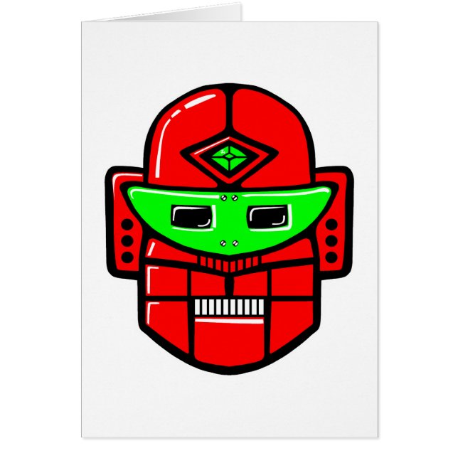 レトロロボットヘッド (正面)