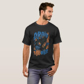 レトロロボット接収 - AI革命 Tシャツ (正面フル)
