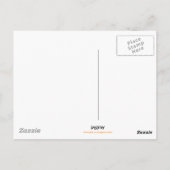 レトロロボット葉書 ポストカード (裏面)