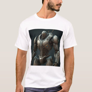 レトロロボット革命:未来的グラフィック Tシャツ