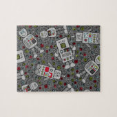 レトロロボット ジグソーパズル (横)