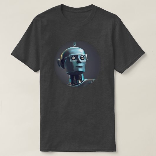 レトロロボットTシャツ Tシャツ (デザイン正面)