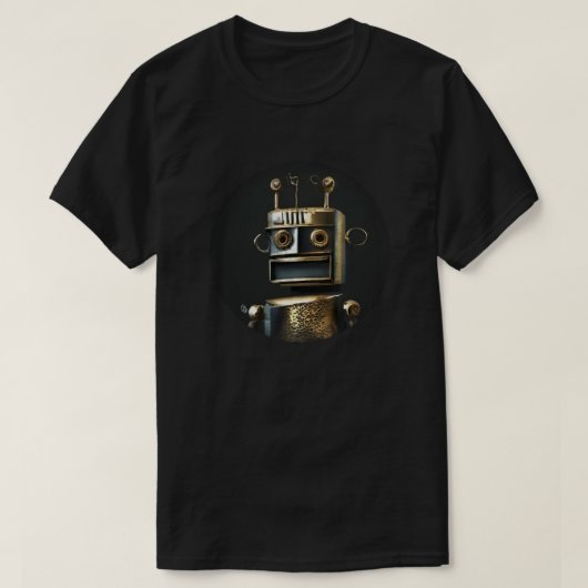 レトロロボットTシャツ Tシャツ (デザイン正面)