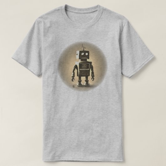 レトロロボットTシャツ Tシャツ (デザイン正面)