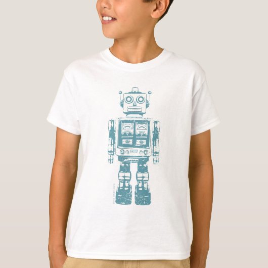 レトロロボットTシャツ Tシャツ (正面)