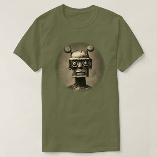 レトロロボットTシャツ Tシャツ (デザイン正面)
