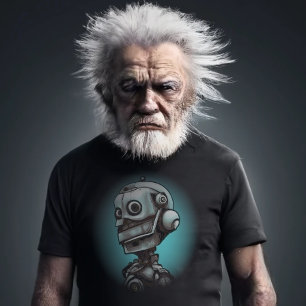 レトロロボットTシャツ Tシャツ