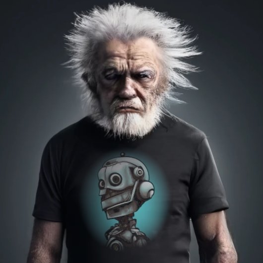 レトロロボットTシャツ Tシャツ