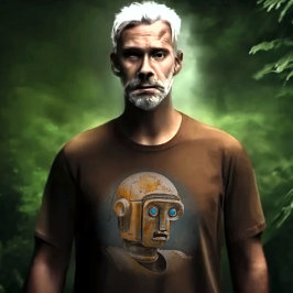 レトロロボットTシャツ Tシャツ