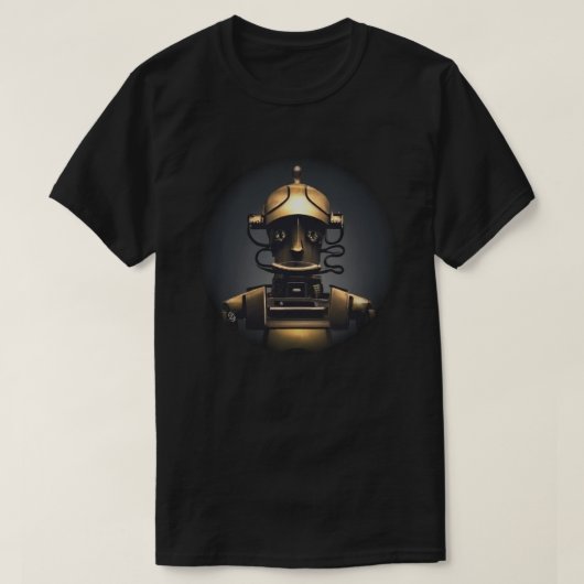 レトロロボットTシャツ Tシャツ (デザイン正面)