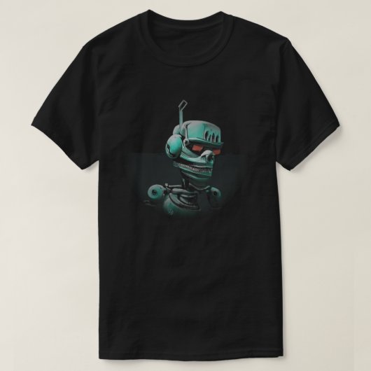 レトロロボットTシャツ Tシャツ (デザイン正面)