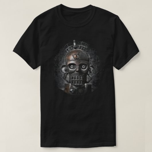 レトロロボットTシャツ Tシャツ (デザイン正面)