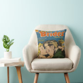 レトロロマンス漫画本装飾装飾用クッション クッション (椅子)