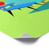 レトロロマンチックゲイカップル ポスター (角)