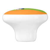 レトロロマンチック夕べカップルのセラミックプル セラミックノブ (側面)