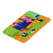 レトロロマンチック夕べ対フレキシブルマグネット マグネット (左側)