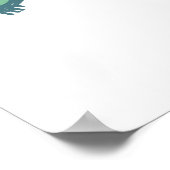 レトロロングジャンプトラック&フィールドオリンピックアスリートファン ポスター (角)