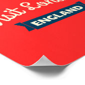 レトロロンドンコラージュのポスター ポスター (角)