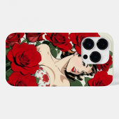 レトロローズビューティiPhoneケース - ビンテージの魅力 Case-Mate iPhoneケース