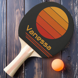 レトロローテーションミッドナイトサンセット 卓球ラケット