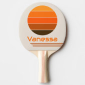 レトロローテーションヴィンテージミッドナイトサンライズ 卓球ラケット (正面)