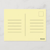 レトロロードスシティー – ギリシャのホリデートリップギフト ポストカード (裏面)