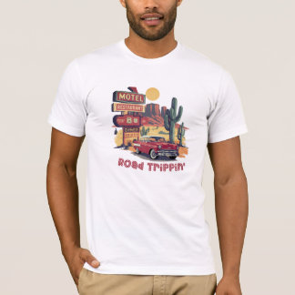 レトロロードトリップTシャツfor Travelers Tシャツ