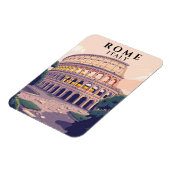 レトロローマコロッセウムアートスーベリーイタリア マグネット (左側)