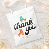 レトロローラスケートで滑るサンキューフェイバーバッグ フェイバーバッグ (クリップ留めされた状態)