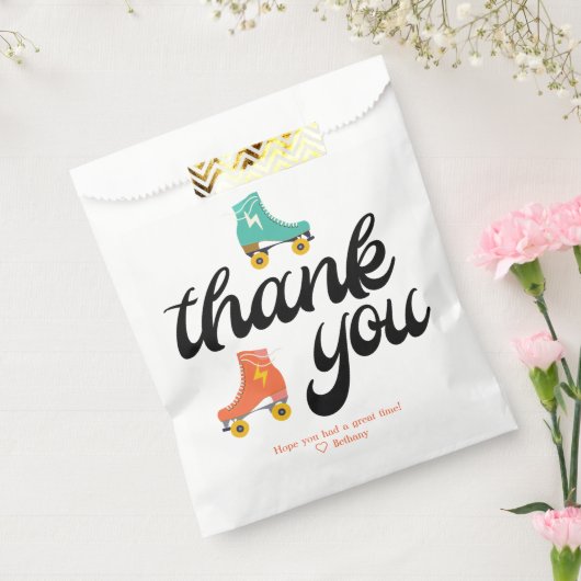 レトロローラスケートで滑るサンキューフェイバーバッグ フェイバーバッグ (封をした状態)