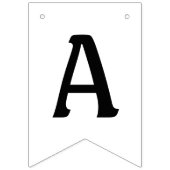 レトロローラスケートで滑る誕生日バンティングバナー バンティングフラッグ (第3の旗)