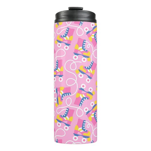 レトロローラスケートで滑る タンブラー (正面)