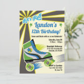 レトロローラスケートパーティー 招待状 (スタンド正面)