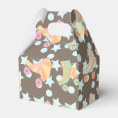 レトロローラスケート誕生日スケートスターズブラウン フェイバーボックス (裏面サイド)