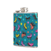 レトロローラースケート&スター フラスク (左)