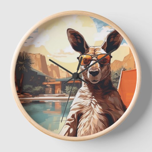 レトロロ 壁時計 (正面)