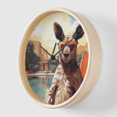 レトロロ 壁時計 (傾斜)