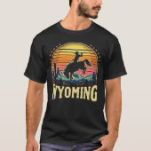 レトロワイオミンカウボーイ Tシャツ (正面)