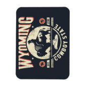 レトロワイオミング マグネット (縦)