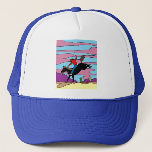 レトロワイルドウエストカウボーズロデオ キャップ (正面)