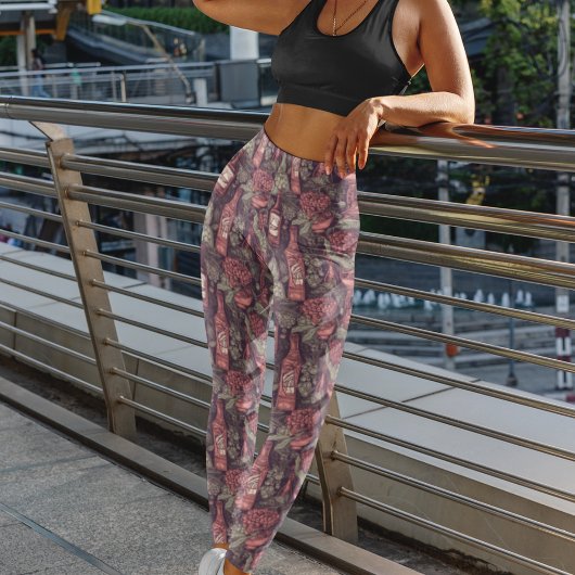 レトロワインとブドウレギンス- クール レギンス