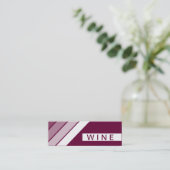 レトロワイン スキニー名刺 (スタンド正面)