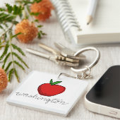 レトロワシントンアップル キーホルダー (正面右)