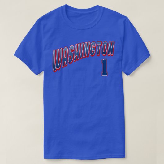 レトロワシントンNumber 1 1 Tシャツ (デザイン正面)