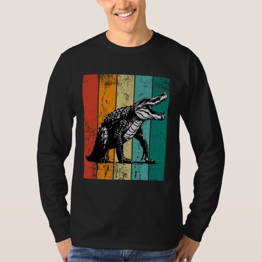 レトロワニ Tシャツ (正面)