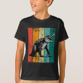 レトロワニ Tシャツ (正面)